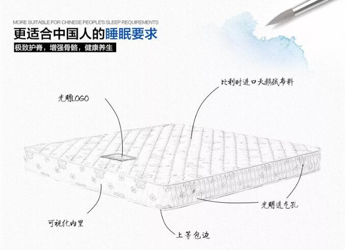 优质实木床你已经有了就缺这样一张好床垫了！